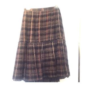 Byron Lars Beauty Mark plaid pleated skirt